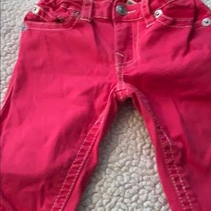 Pink jeans